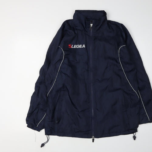 Legea Men's Blue Windbreaker Jacket S
