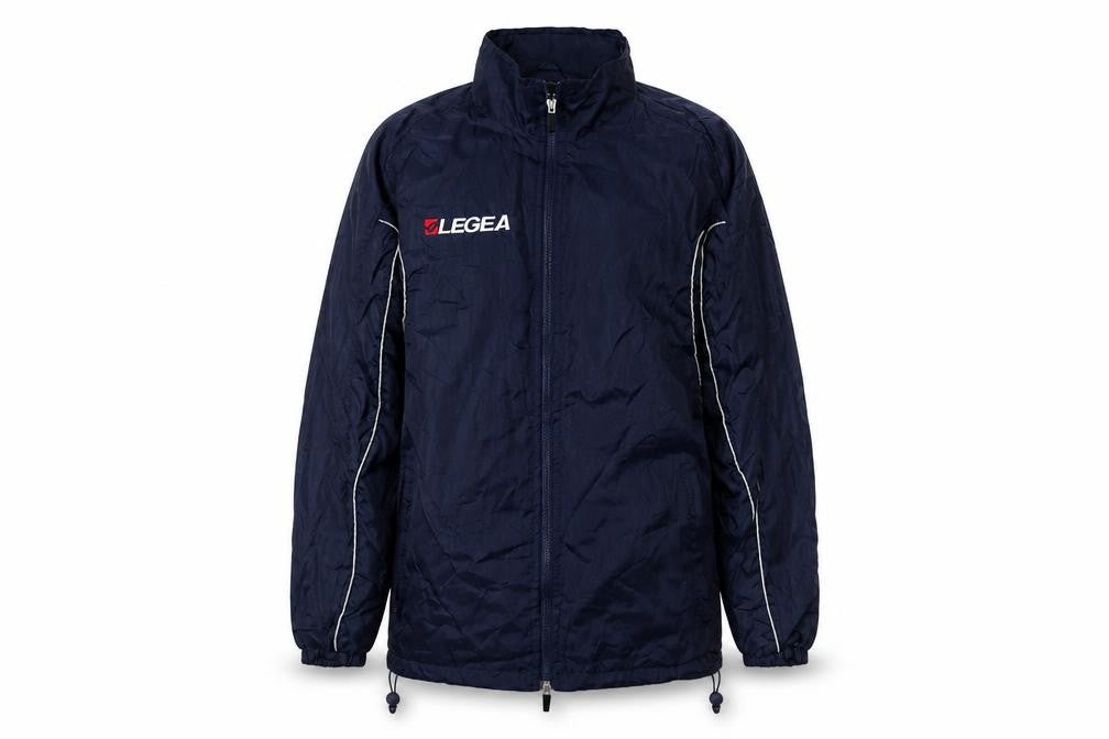 Front view of Legea Men's Blue Windbreaker Jacket S