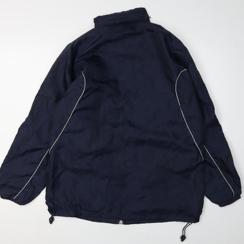 Legea Men's Blue Windbreaker Jacket S