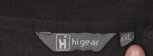 Hi Gear Men's 2XL Black Fleece Waistcoat - Casual Outdoor Style