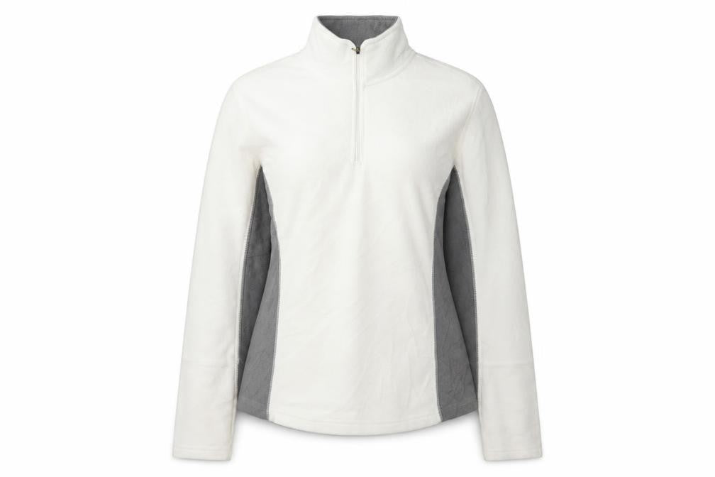 Front view of Peter Storm Women’s White 14 Pullover Sweatshirt