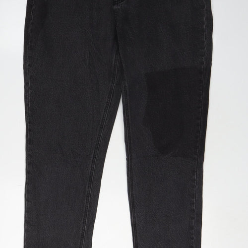 Vero Moda Women's Black Relaxed High Rise Jeans