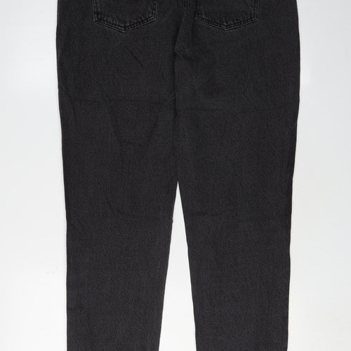 Vero Moda Women's Black Relaxed High Rise Jeans