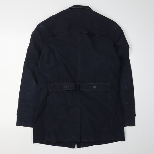 Jules Unisex Blue Military Jacket - L