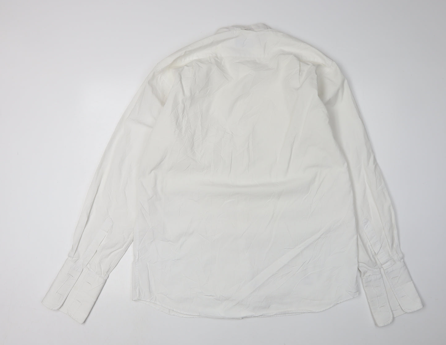 Frederick Theak Men's White Dress Shirt, Size 15.5