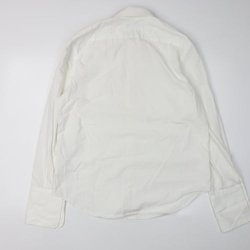Debenhams Men's White Formal Dress Shirt Size 42