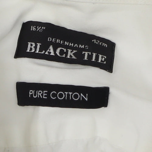 Debenhams Men's White Formal Dress Shirt Size 42