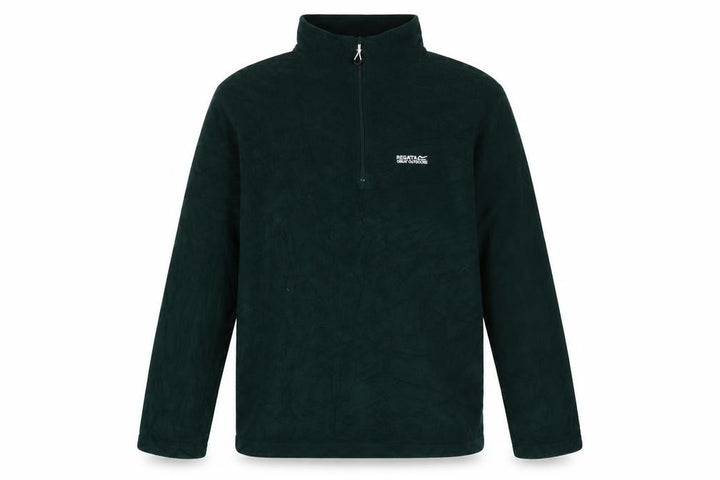 Regatta Men's Green 1/4 Zip Fleece Sweatshirt Size L