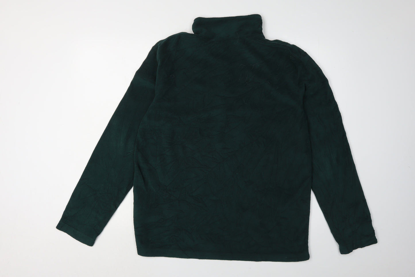 Regatta Men's Green 1/4 Zip Fleece Sweatshirt Size L
