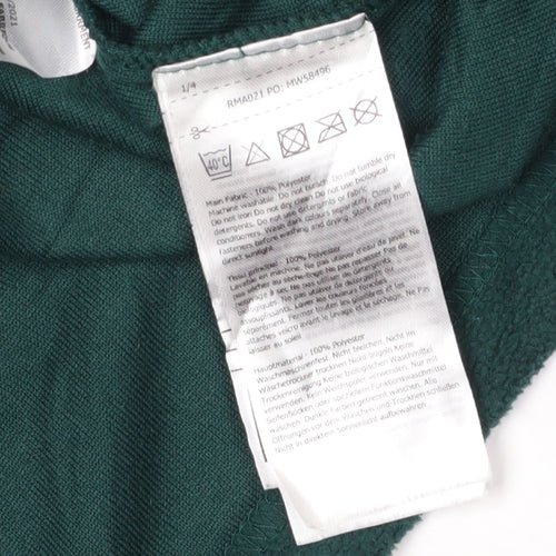 Regatta Men's Green 1/4 Zip Fleece Sweatshirt Size L