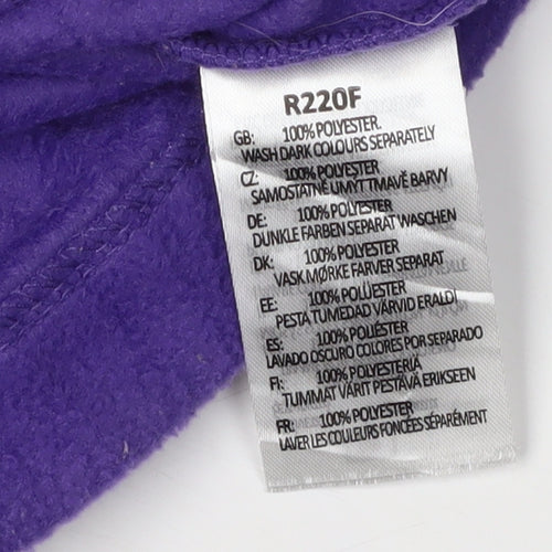 Result Core Women's Purple Fleece Jacket XS
