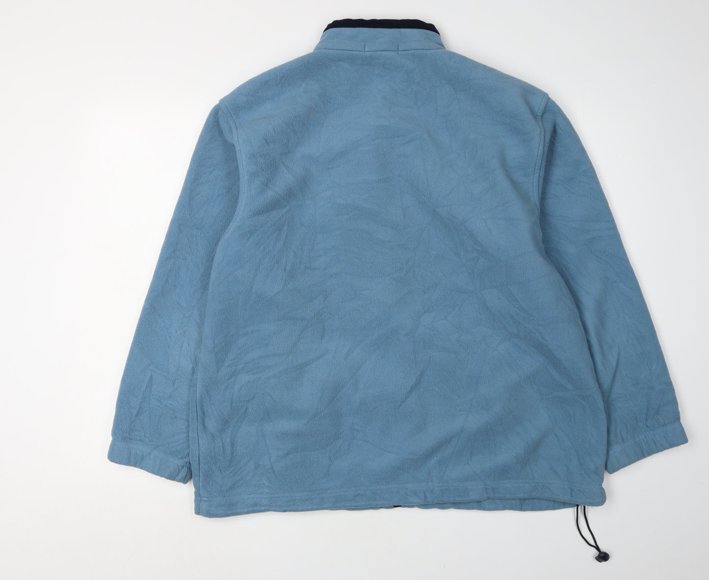 Marks and Spencer Blue Unisex Fleece Windbreaker Size 18