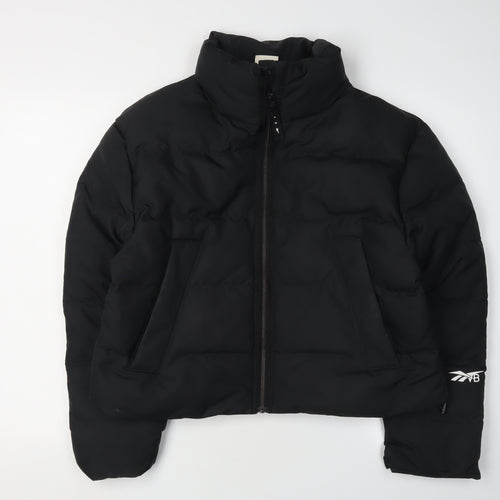 Reebok Women's Black Puffer Jacket Size 8