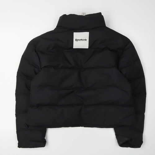 Reebok Women's Black Puffer Jacket Size 8