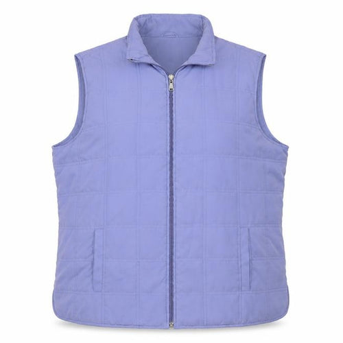 EWM Women's Purple Waistcoat, Size L, Full Zip Casual