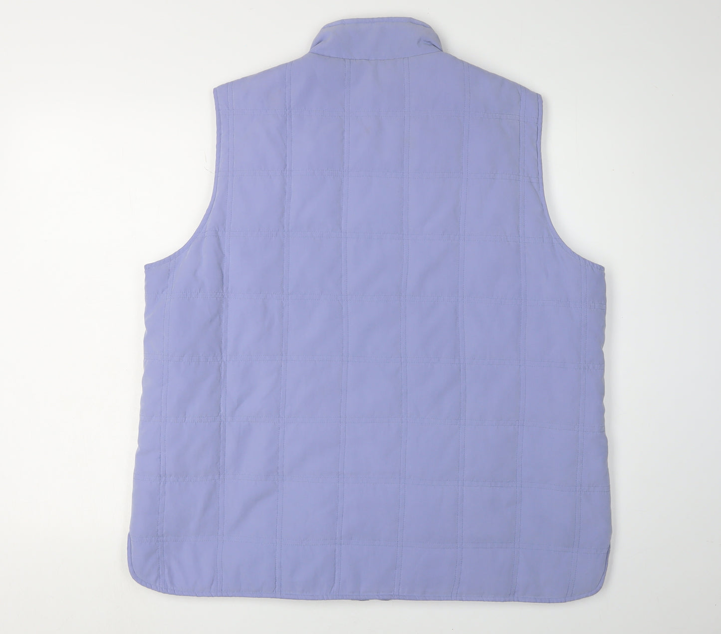 EWM Women's Purple Waistcoat, Size L, Full Zip Casual