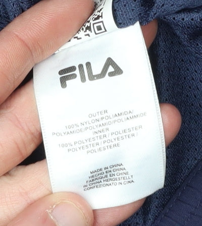 Fila Men's Multicolour Hooded Windbreaker Jacket M