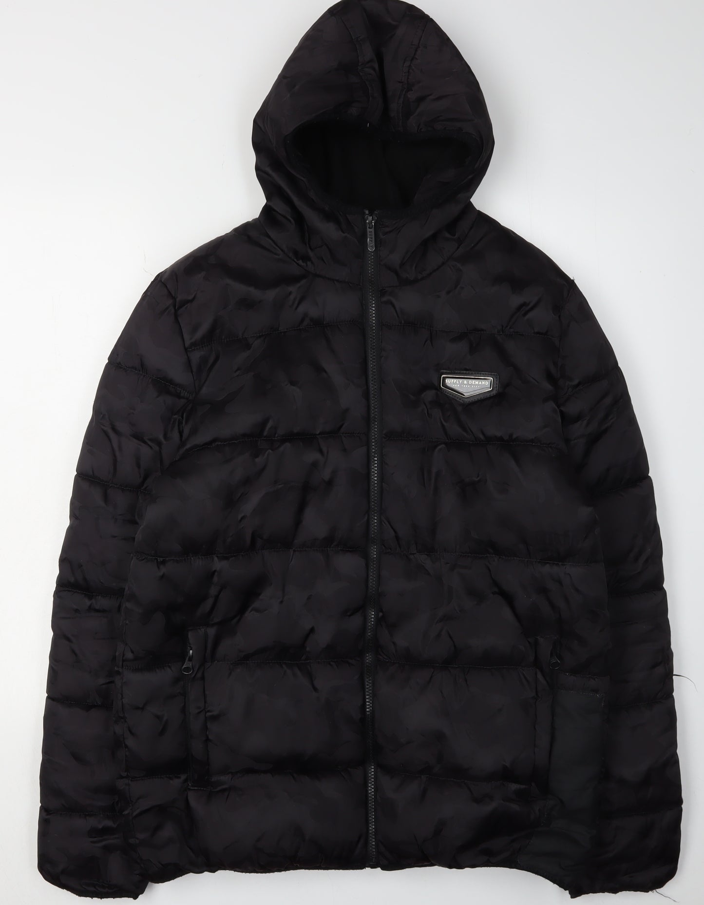 Supply & Demand Black Men's Puffer Jacket S