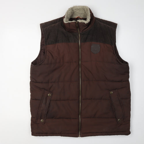 Regatta Men's Brown XL Puffer Waistcoat for Autumn