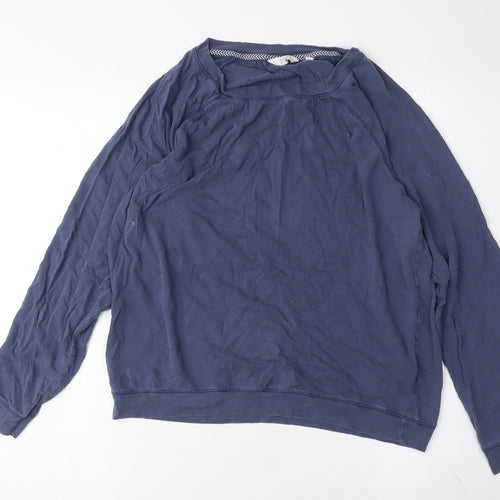 Fat Face Women's Blue Long Sleeve T-Shirt Size 8