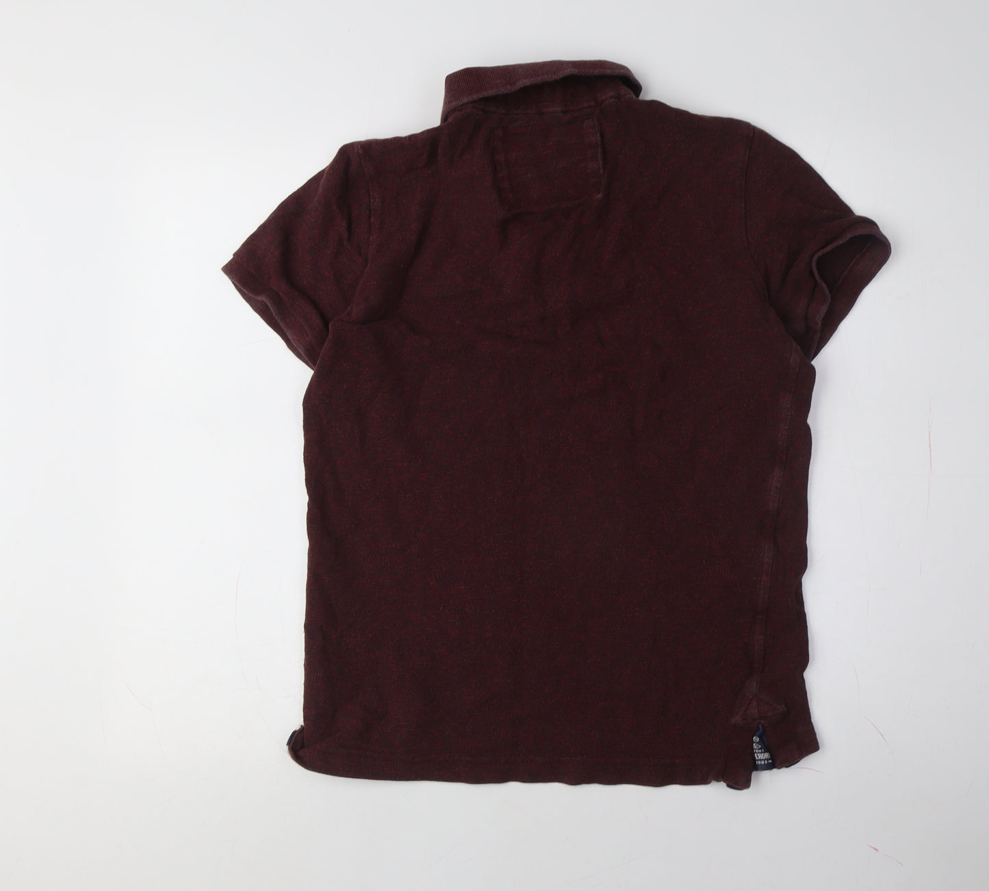 Superdry Men’s Red Polo Shirt, Size 12, Short Sleeve