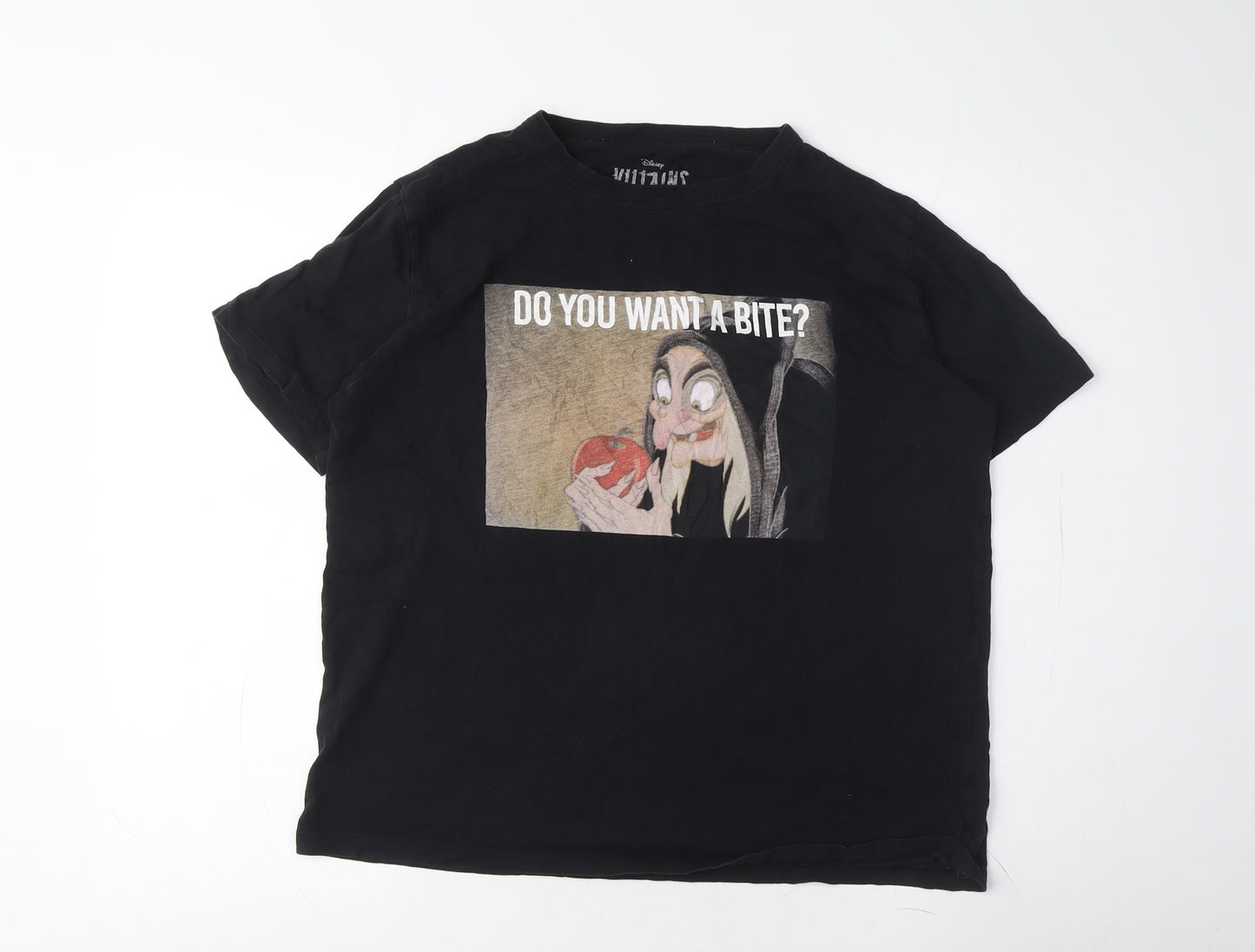 Pull&Bear Villains Black Medium T-Shirt Unisex