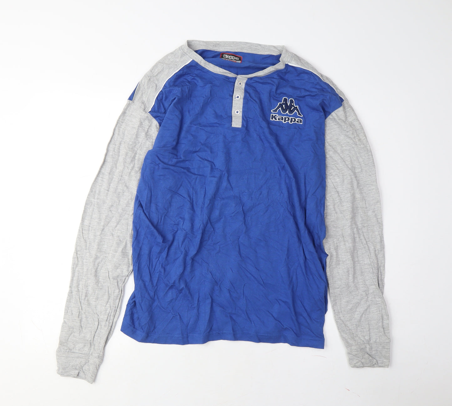 Kappa Men's Blue Grey Large Pyjama Top