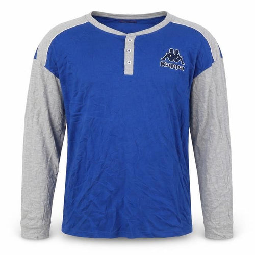 Kappa Men's Blue Grey Large Pyjama Top