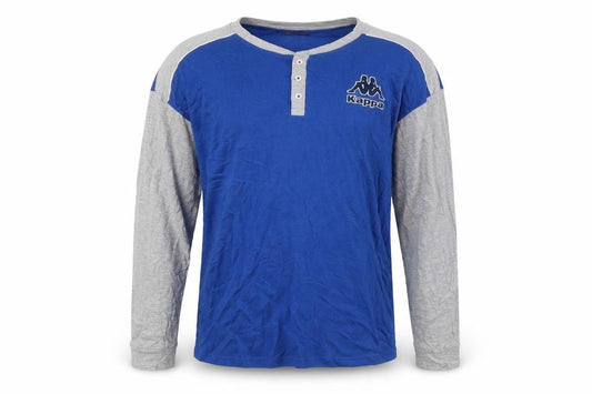 Kappa Men's Blue Grey Large Pyjama Top