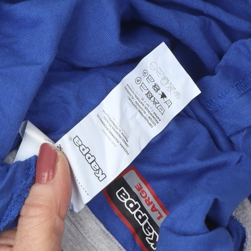 Kappa Men's Blue Grey Large Pyjama Top