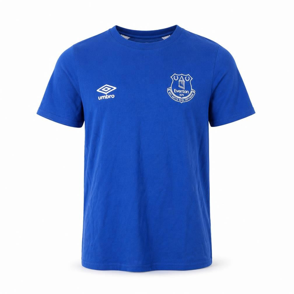 Umbro Boys Blue Football T-Shirt Size S