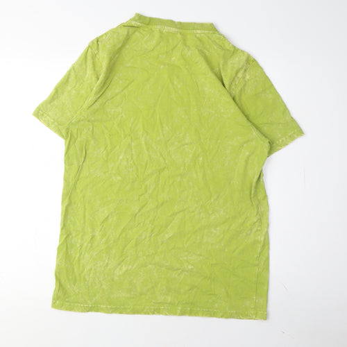 Santa Cruz Men's Green Surf Graphic T-Shirt M