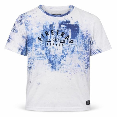 Firetrap Boys Blue Graphic Print T-Shirt 11-12 Years