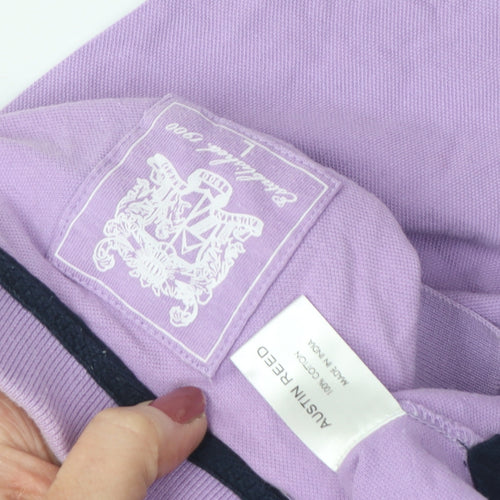Austin Reed Men's Purple Polo Shirt L Casual
