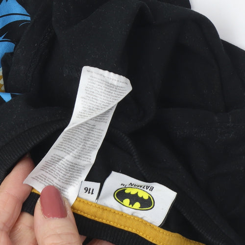 Boys Batman Black Long Sleeve T-Shirt, 11 Years