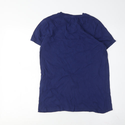 Levi's Unisex Blue Cotton Crew Neck T-Shirt XS