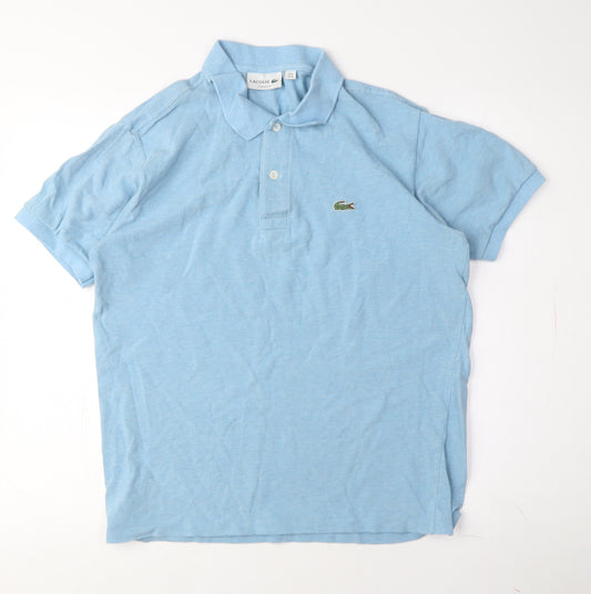 Lacoste Men's Blue Polo Shirt, Medium, Classic Fit