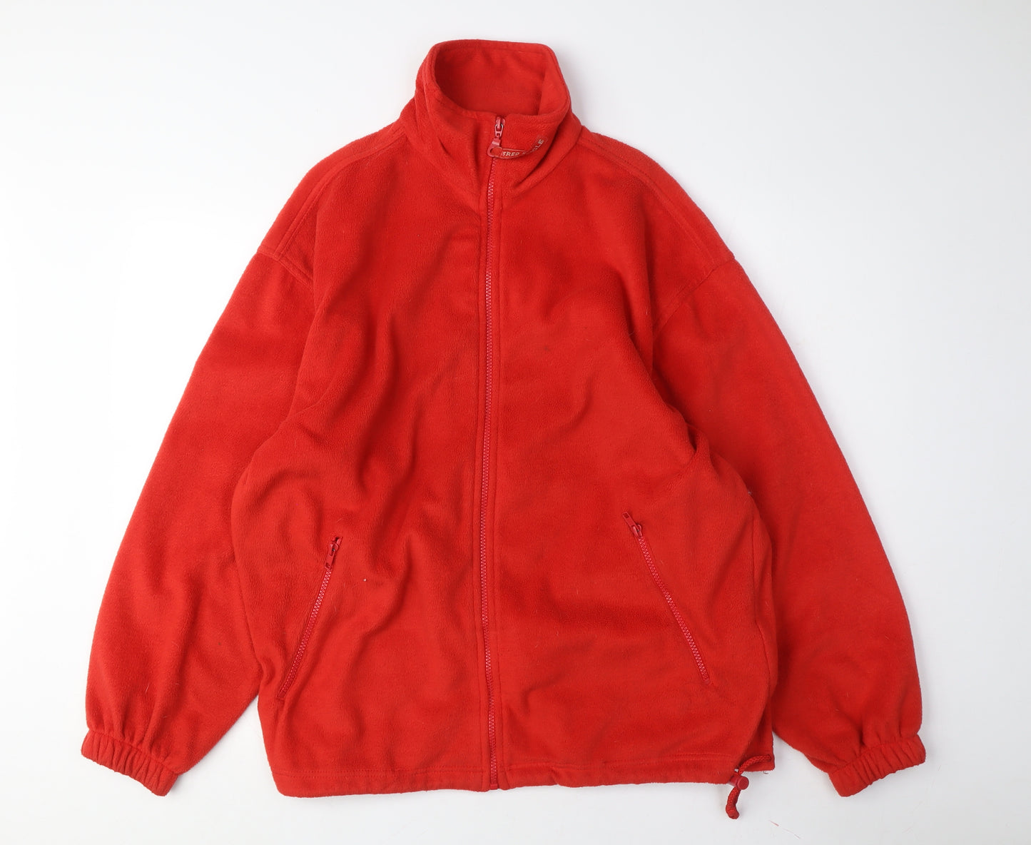 Fred Segal Men's Red Fleece Jacket Size M Casual