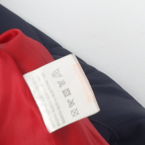 Brave Soul Women's Blue Quilted Jacket Size 12