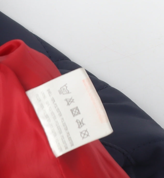 Brave Soul Women's Blue Quilted Jacket Size 12
