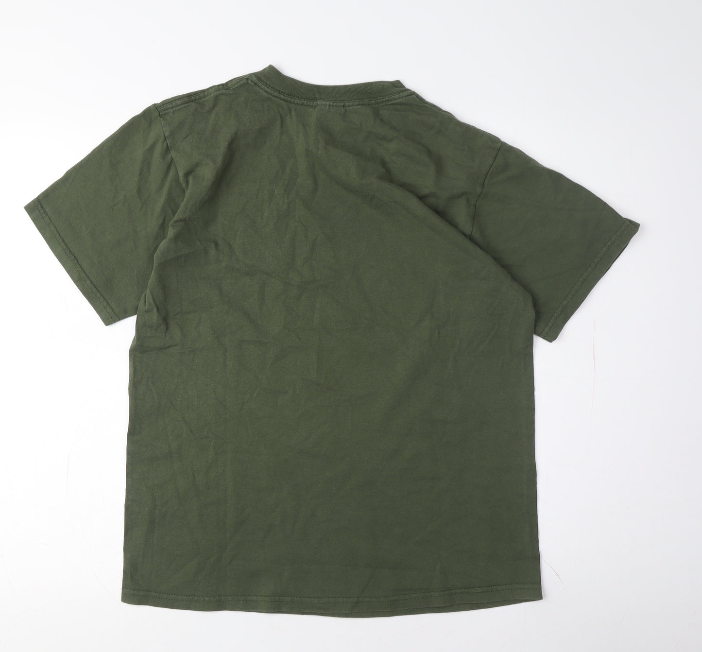 Anvil Men's Green University T-Shirt, Size M