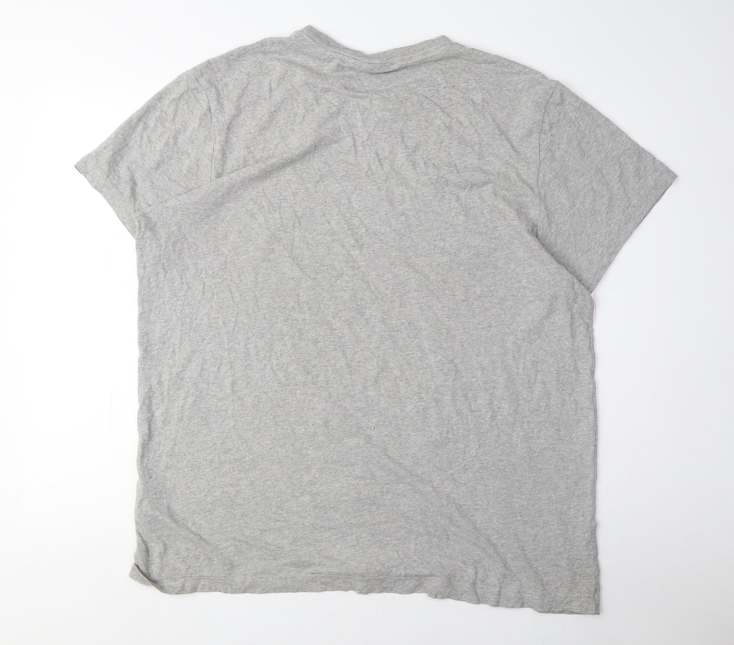 Adidas Men's Grey Graphic Print T-Shirt Size L