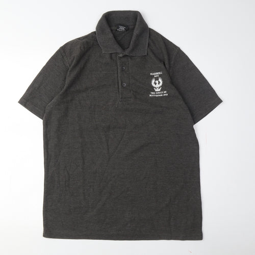Pro RTX Men's Grey Polo Shirt M Short Sleeve Casual