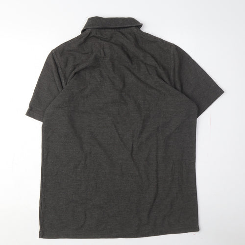 Pro RTX Men's Grey Polo Shirt M Short Sleeve Casual