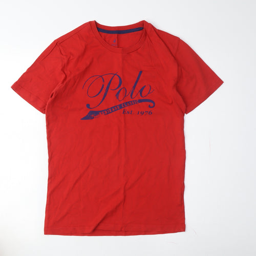 Polo Red Women's Short Sleeve Cotton T-Shirt Size S