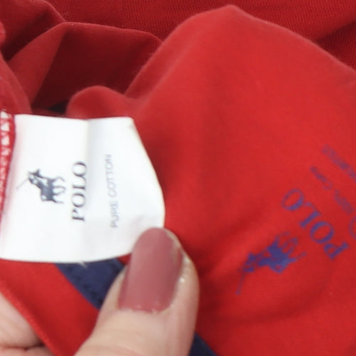 Polo Red Women's Short Sleeve Cotton T-Shirt Size S