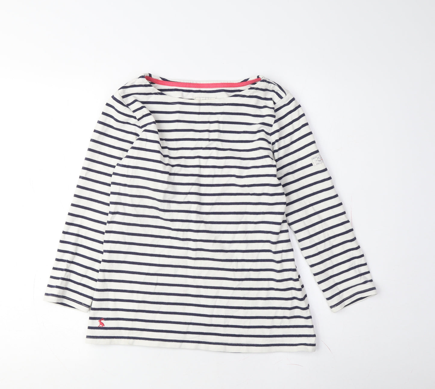 Joules Women's Multicoloured Striped T-Shirt, 2XS