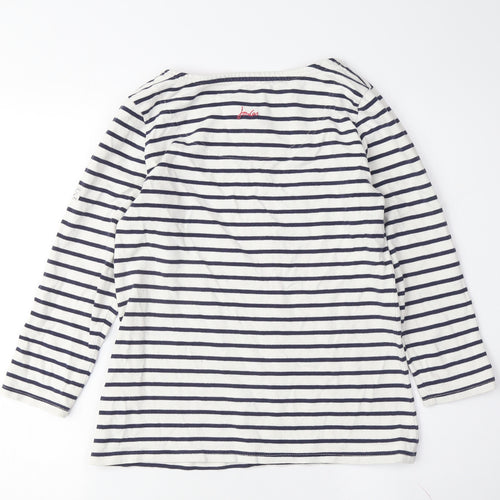Joules Women's Multicoloured Striped T-Shirt, 2XS