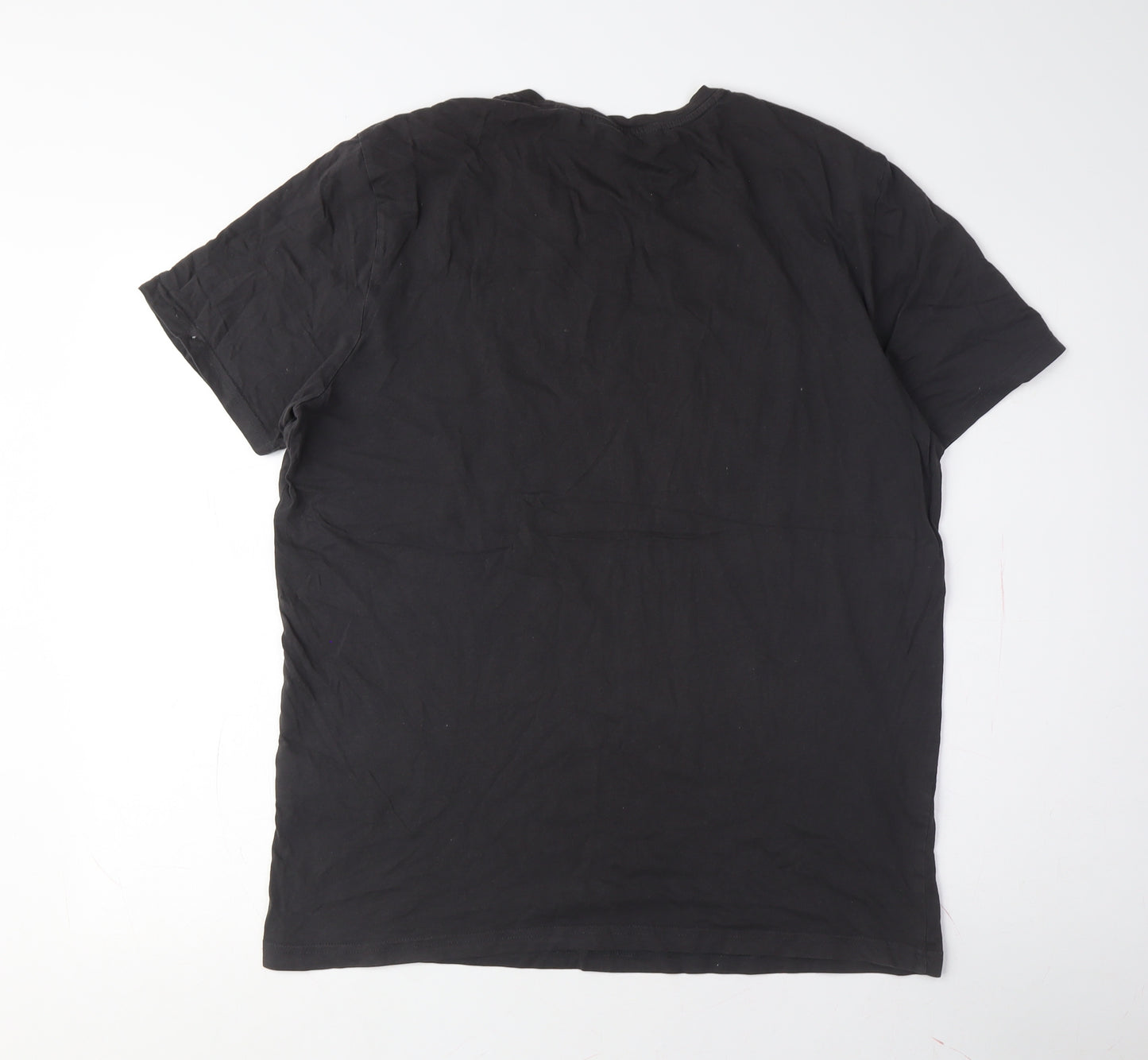 Only & Sons Men's Black Graphic Print T-Shirt XL