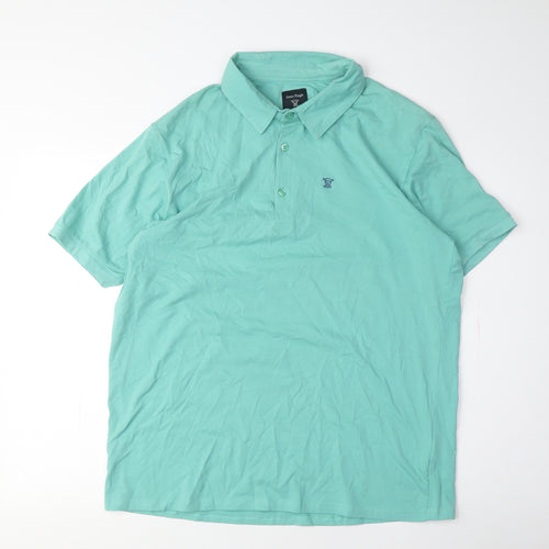 James Pringle Men's Green Polo Shirt M Casual